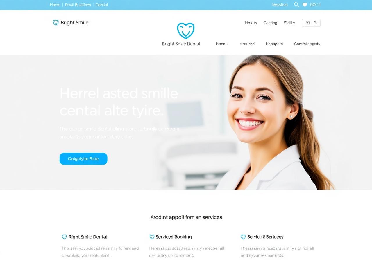 Bright Smile template preview